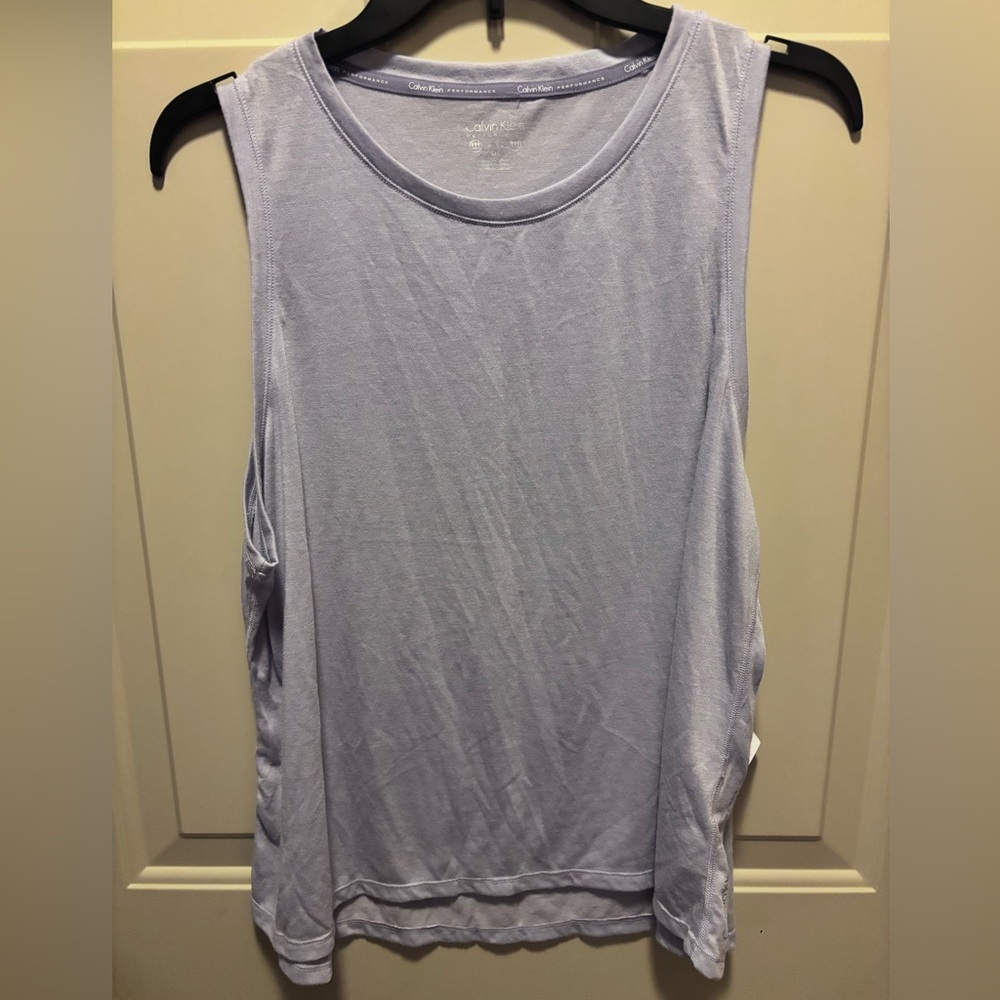 NWT: Calvin Klein Light Purple Women’s Sleeveless Top Size L